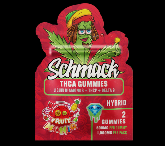 2CT Liquid Diamonds Gummies 1,000MG | Fruit Mania - Hybrid